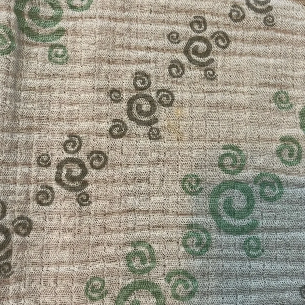 Aden & Anais Cotton Baby Blanket Swaddle Cozy Green Gray‎ Nursery